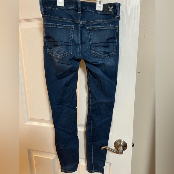 AMERICAN EAGLE Blue Women's super stretch Jeggings - Picture 2 of 2